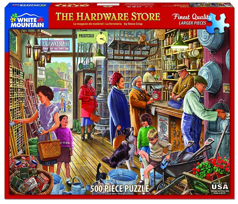 White Mountain Puzzles The Hardware Store - 500 Piece Jigsaw Puzzle, 144 months to 1188 months - Image 2